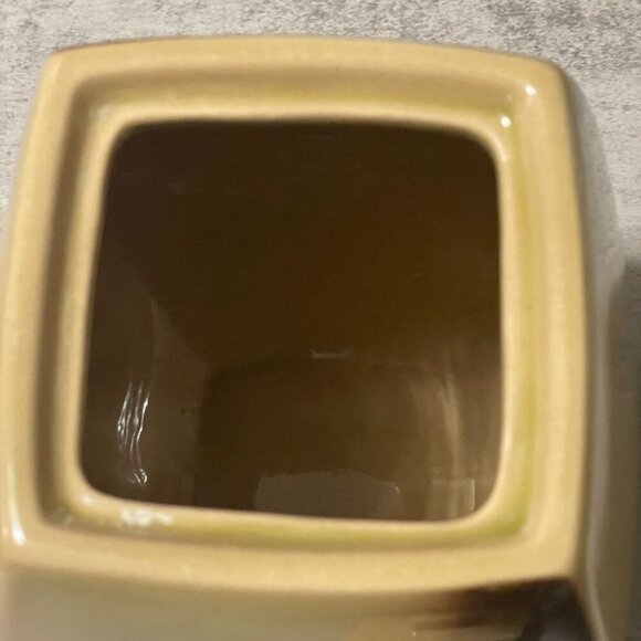 Vintage MCM Beauce Pottery Astral Philippe Lambert 8.5" Covered Canister Canada - Picture 10 of 12